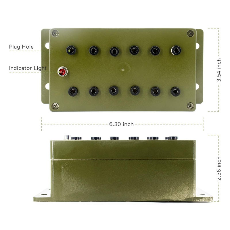 Bearhoho Escape Room Prop Plug in Box Takagism Game Props All Wires are Inserted into The Right Sockets to Unlock Adventure Secrets Game Props (with Audio) - Image 4